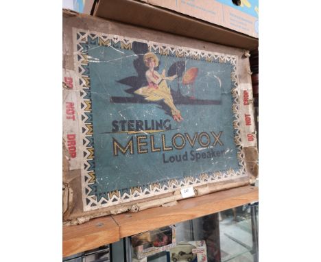 Vintage sterling mellivox speaker box. 
