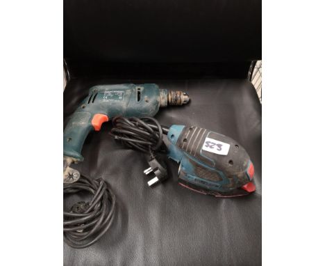 Black n decker drill together with a sander. 