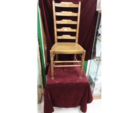 Country house high back ladder chair. 
