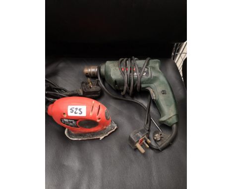 Bosch drill together with sander. 