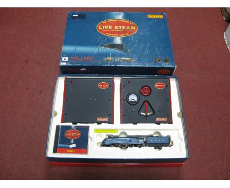 A Hornby 'OO' Gauge Live Steam 'Margate Works ' Set, comprising of Class A4 4-6-2 locomotive and eight wheeled tender, R/No 4