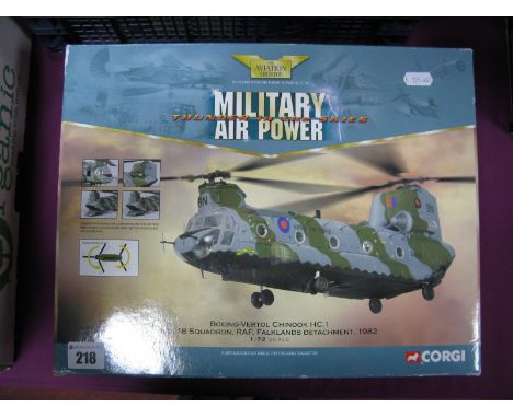 Corgi aviation Archive, #AA34202 1:72nd Scale Diecast Military Model - Vertol Chinook HC.1 Helicopter, No. 18 Squadron, R.A.F