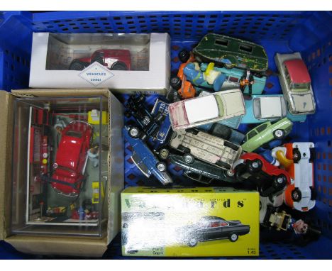 A Quantity of Diecast Vehicles, by Corgi and others, Ford Consul noted, sometimes boxed, mainly playworn.