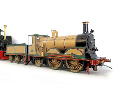 A 3½ Inch Gauge Live Steam Locomotive and Six Wheel Tender, L B and S.C.R "Gladstone" 0-4-2 R/No. 214. Built to a very good s