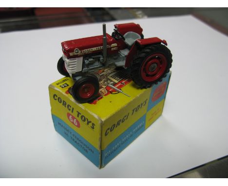 A Corgi Toys NO. 66 'Massey Ferguson 165 Tractor, excellent, boxed, some creasing, rubbing to box.