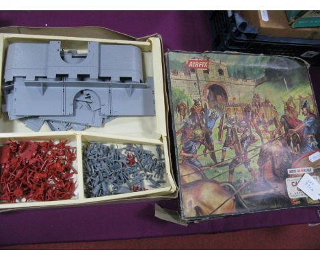An Original Airfix HO/OO Playset 'Caesar's Gate', unpainted, unchecked, boxed, box poor.