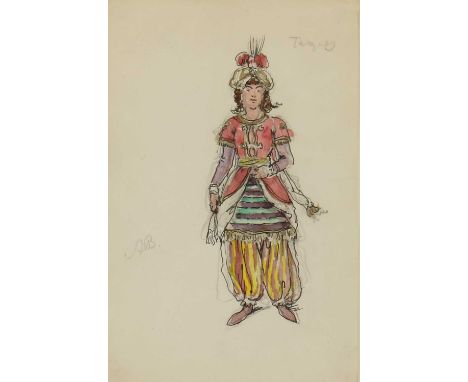 Alexandre Benois (1870-1960)Costume for the balletsigned with initials 'AB' l.l. and inscribed u.r., pencil, pen and watercol