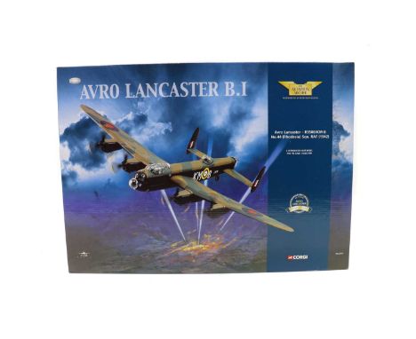 A boxed corgi Avro Lancaster B1 1:72 scale 2763 /6000 Condition ReportMint condition boxed with certificate, minor scuffs to 