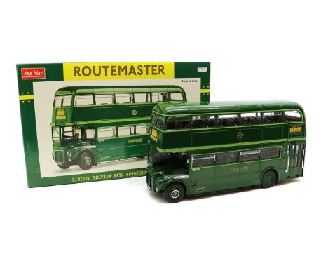 A Sun Star limited edition model of a Routemaster bus 2912 1:24 scale, The Green Lane Routemaster RMC 1453-453 CLT, no. 3578 