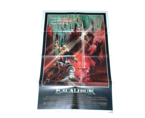 1978 - Excalibur - US One Sheet - Great art by Bob Peak for what has to be the greatest Arthurian legend film.    Condition: 