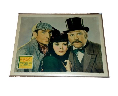 1939 - Adventures of Sherlock Holmes - Lobby Card - This lot consists of a Portrait Card featuring Basil Rathbone as Sherlock
