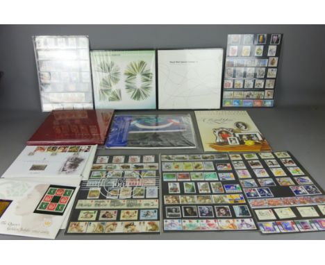 British Mint Stamps Collectors packs 1984-90, Channel Tunnel Collection Gift Pack, Our World Int. Images of Nature, Penny Bla