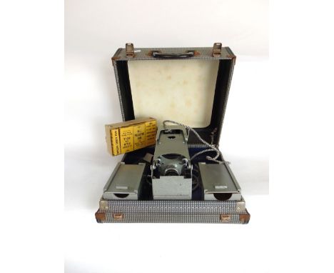 A vintage cased projector