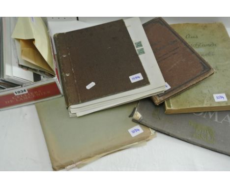 A collection of sheets of mint Deutsche Post stamps of various denominations, loose sheets from an album with further Deutsch