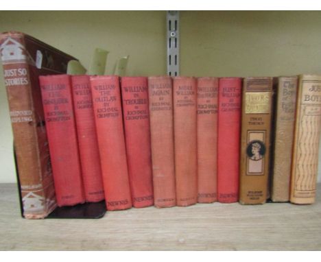 CROMPTON (Richmal) - William The Conqueror, William The Outlaw, Still William, First Editions. original cloth bindings withou