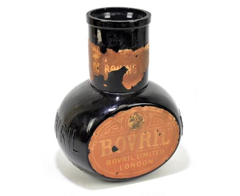 BOVRIL; a large size advertising shop display bottle with original labels, height 31.5cm.Additional InformationChip to the in