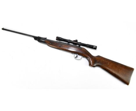 WEBLEY &amp; SCOTT LTD; a Jaguar .177 break barrel air rifle, fitted with a Nikko Sterling Silver Crown 4x20 telescopic sight