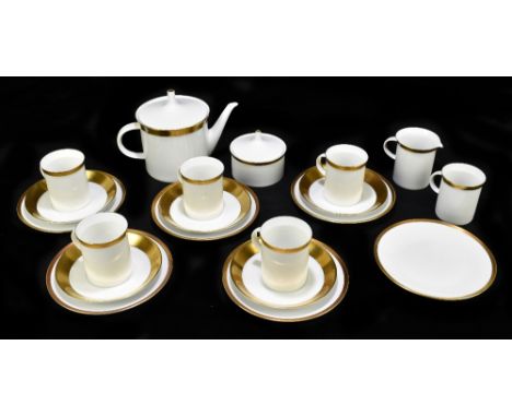 ROSENTHAL; a twenty piece part coffee service decorated in the 'Vintage Kontrollstelle' pattern.Additional InformationLight s