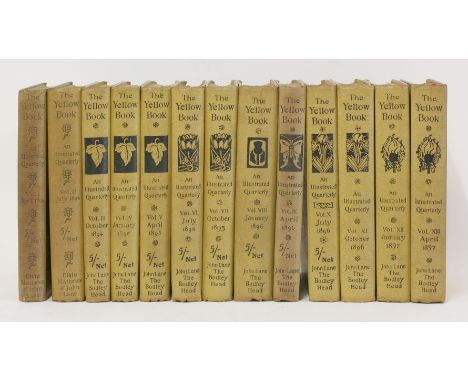 BEARDSLEY, Aubrey (Editor):The Yellow Book,An illustrated quarterly, 13 volumes (all published), 1894-1897, 1st. edn.  CONDIT