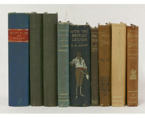 VICTORIAN NOVELS:1.  Hope, A: The Prisoner of Zenda.  Bristol, Arrowsmith 3/6 series, vol. xviii, nd, c.1896. With a tipped-i