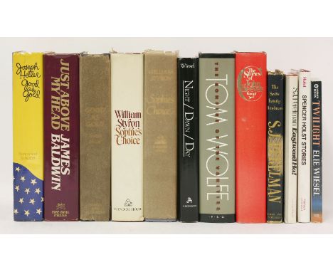 LITERATURE:1.  Cheever, J: Stories of John Cheever.  1978.  1st. US edn., dw ($15).  Signed.  CONDITION: VG+;2.  Wiesel, E: N