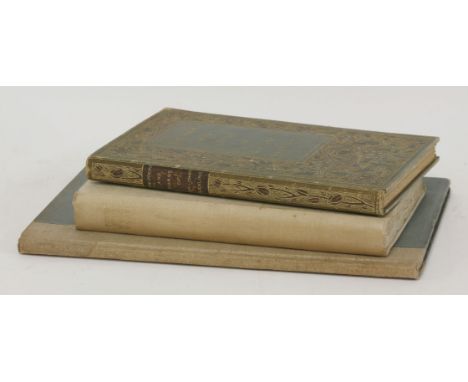 RICKETS, Charles (Illustrator):1.  Gray, John (edit): The Poems of Sir John Suckling.  L, Vale Press, 1896, 1st edn., (310 co