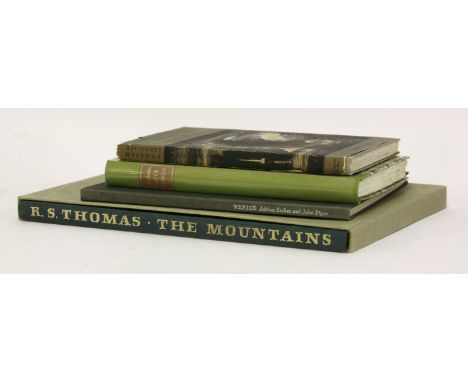 PIPER, John (Illustrator):1.  Thomas, R S: The Mountains.  With ten drawings by John Piper engraved on the wood by Reynolds S