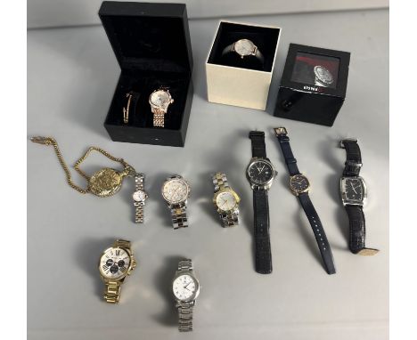 A collection of fashion watches, to include; Olivia Burton, Marc Jacobs, Michael Kors, Timex, (A Lot).&nbsp;