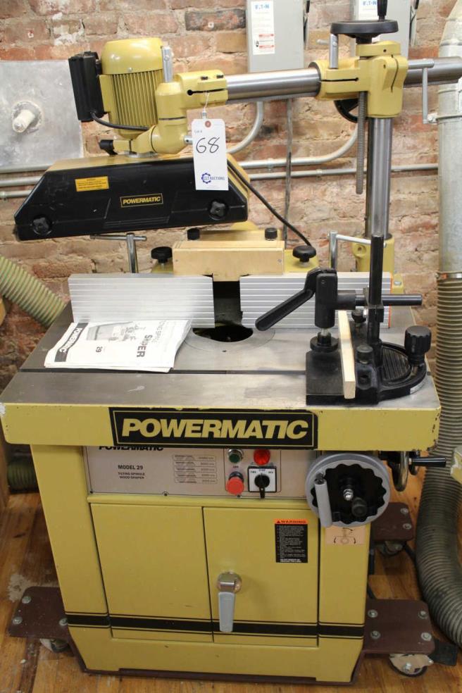 Powermatic Model 29 Tilting Spindle Wood Shaper (video) Stock 1791244 W/ Powermatic PF43 Feeder