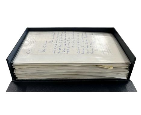 NELSON INTEREST: An extensive and meticulous collection of documents, letters, photographs and so forth, pertaining to Lord N