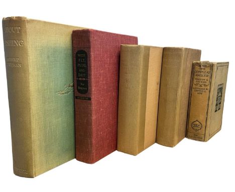 FISHING INTEREST: 5 Titles: ROBERT HARTMAN: ABOUT FISHING, London, Arthur Barker, 1935; RAY BERGMAN: WITH FLY, PLUG, AND BAIT