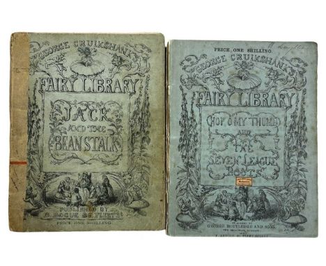 CRUIKSHANK, George. The Fairy Library. Jack and the Beanstalk, published by David Bogue. c1853 first Edition. Part of the fai