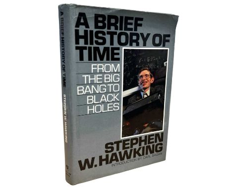 STEPHEN HAWKING: A BRIEF HISTORY OF TIME - FROM THE BIG BANG TO BLACK HOLES, London, Bantam Press, 1988.First edition in orig