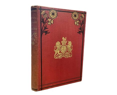 CHARLES NORTON ELVIN: Elvin's Dictionary of Heraldry. Believed to be 1889 first edition, London, Kent and Co. Some loose page