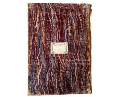 A large Ordnance Survey map of Sir Samuel Hoar'es Sidestrand Estate, 1886. Scale 1/2500024 sections backed onto linen, size a