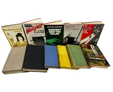 GEORGES SIMENON: 11 Titles: MAIGRET AND THE CORONER, 1980, GB First; HAVOC BY ACCIDENT, 1943, US First; THE BELLS OF BICETRE,