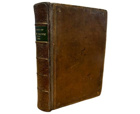 COMMANDER BEDFORD: THE GATE OF THE PACIFIC, London, Lovell Reeve and Co, 1863. Bound in full calg with dark green and gilt ti