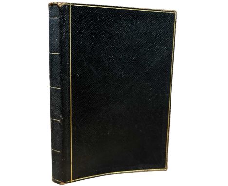 A hand-written manuscript book purportedly from William Carr's Ditchingham Hall Library, detailing to activities of Sir Willi
