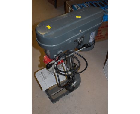Performance Tools 350 watt bench drill, Model FMTC350WBD, with safety and operating manual.