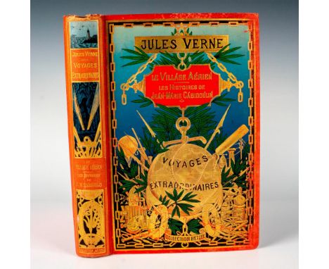 Exceptional type 3 volume from Hetzel's Au Globe Dore French edition of the Voyages Extraordinaires by Jules Verne, published