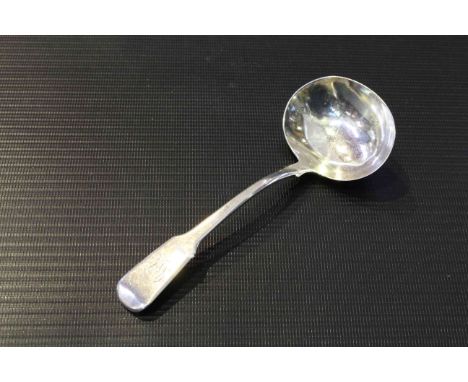 Georgian silver sauce ladle, London 1811