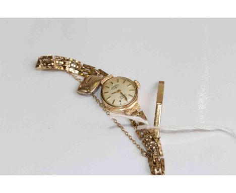Rotary 9 carat gold wrist watch, 16 grams