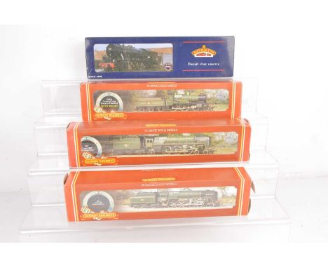 Hornby Bachmann  00 gauge Steam Locomotives in original boxes (4), comprising Hornby R396 9F class 2-10-0 BR green 92220 'Eve
