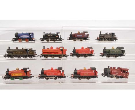 Bachmann Hornby Dapol 00 gauge Steam Tank locomotives  (12), comprising Bachman E6 class 0-6-2 LBSC brown 579, Dapol A1 class