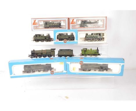 Hornby Lima Airfix Steam Locomotives 00 gauge (9), comprising in original boxes  Lima 205117 94xx class 0-6-0 GW green 9400, 