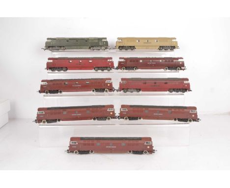 Hornby Lima  00 gauge Class 52 Diesel locomotives (9), comprising Hornby Co-Co locomotives BR Maroon D1062 'Western Courier '