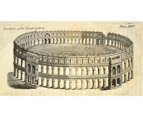 Maffei, Francesco Scipione. A Compleat History of the Ancient Amphitheatres, first edition, 15 engraved plates, mostly foldin