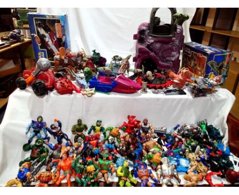 Large quantity of Star Wars, He Man, figures and accessories. P&amp;P Group 3 (£25+VAT for the first lot and £5+VAT for subse