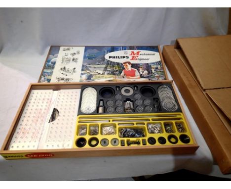 Phillips mechanical engineer ME1200, appears complete, as new and unused with packing and shipping carton, no build book or m