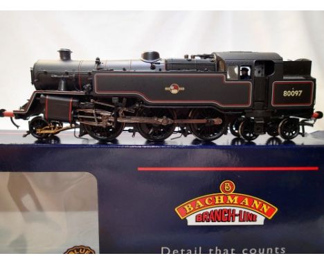 OO scale Bachmann 32-351 class 4MT, 80097 black late crest, both front steps detached but present, no front coupling, very go